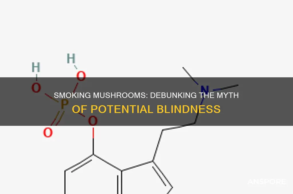 can smoking mushrooms blind you