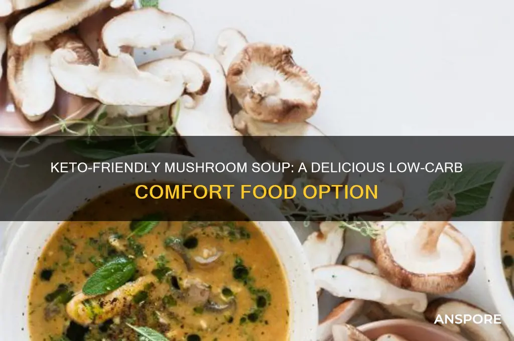 can someone on keto have mushroom soup
