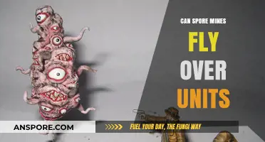 Do Spore Mines Have the Ability to Fly Over Units?