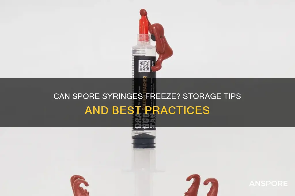 can spore syringes freeze