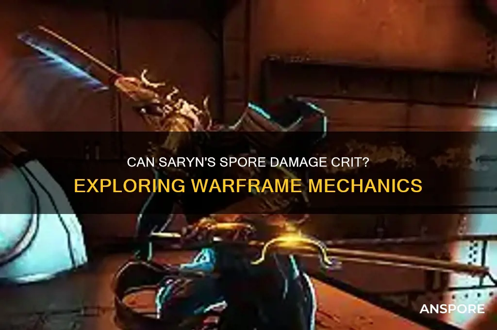 can spores from saryn crit