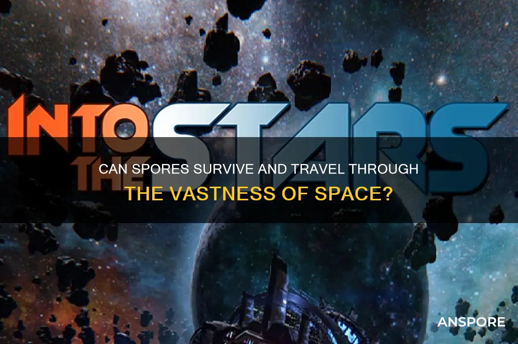 can spores travel through space