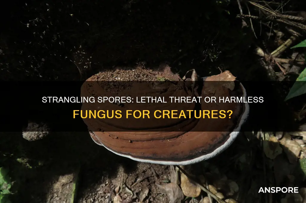 can strangling spores kill a creature