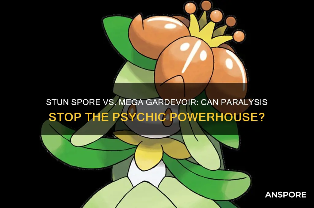 can stun spore paralyze mega gardevoir