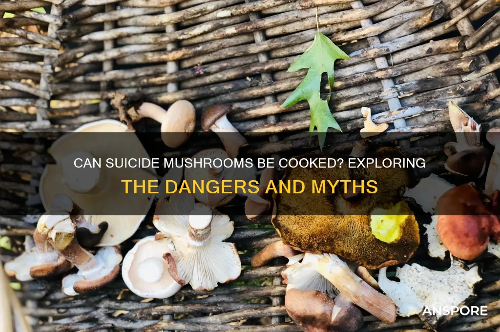 can suicide mushrooms be cooked