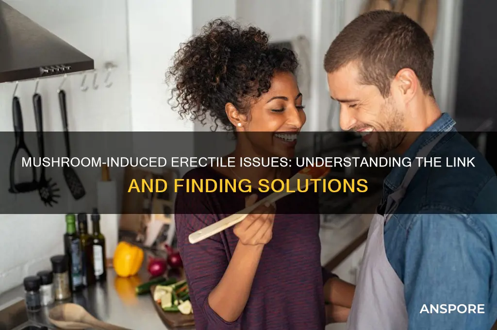 can t get hard on mushrooms