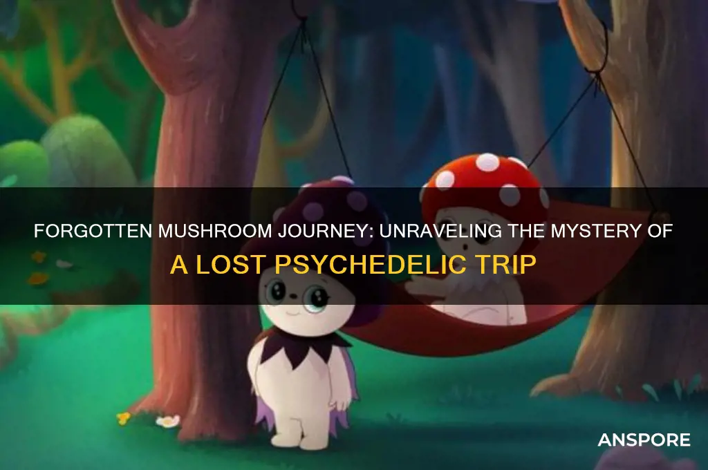 can t remember mushroom trip