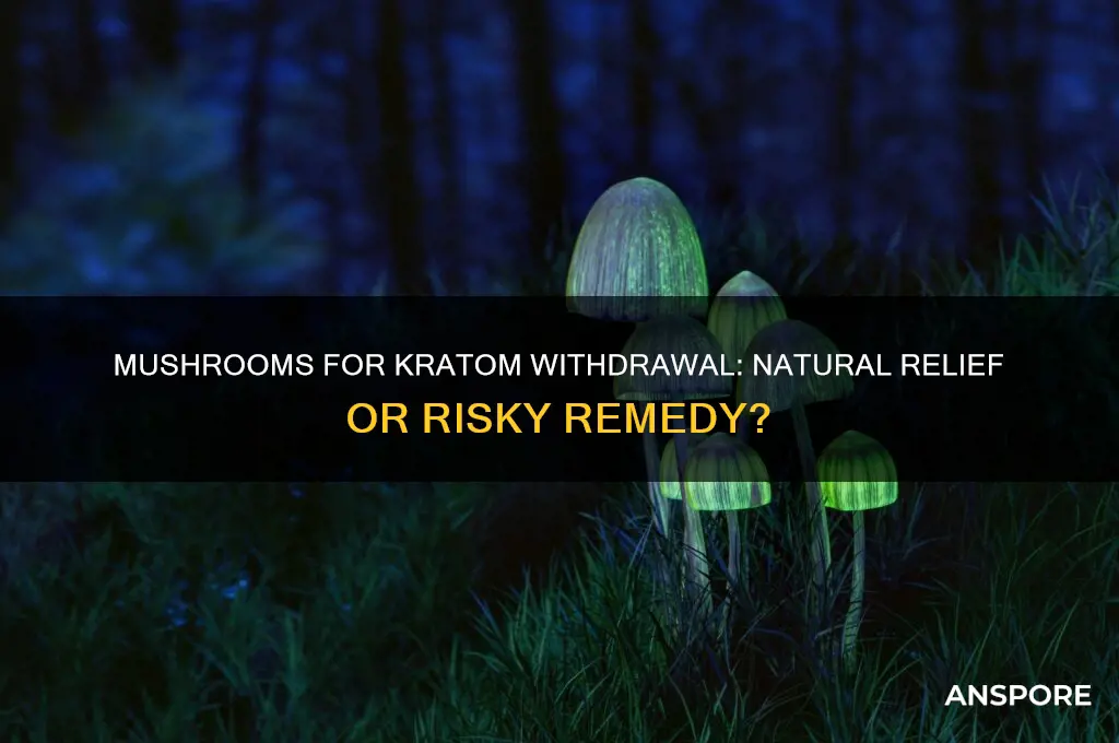 can taking mushrooms prevent kratom withdrawal