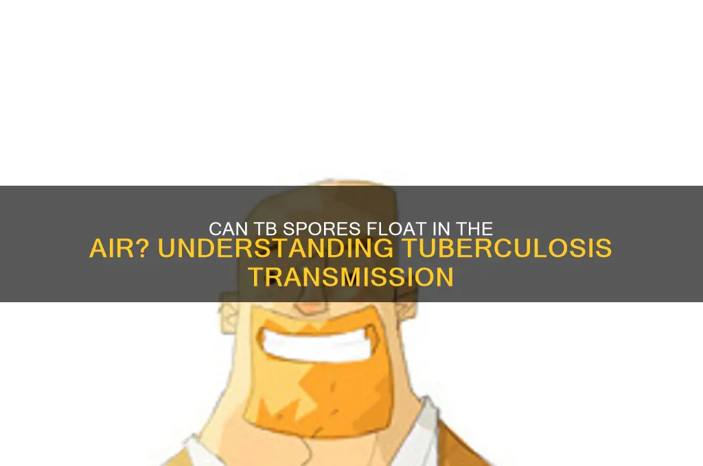 can tb spores float in the air