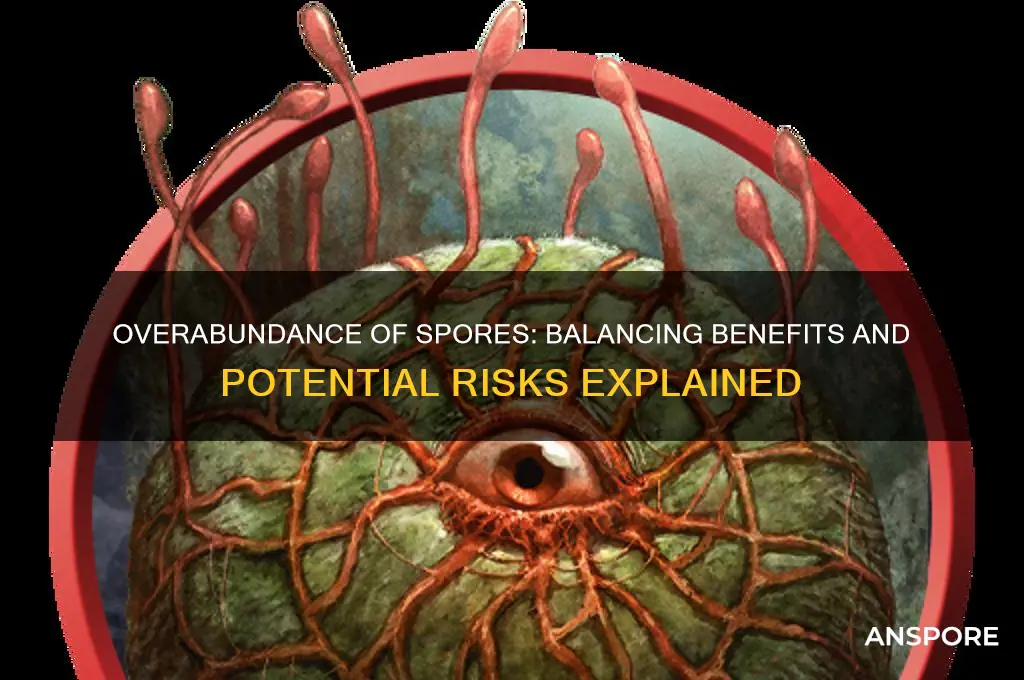 can there be too many spores