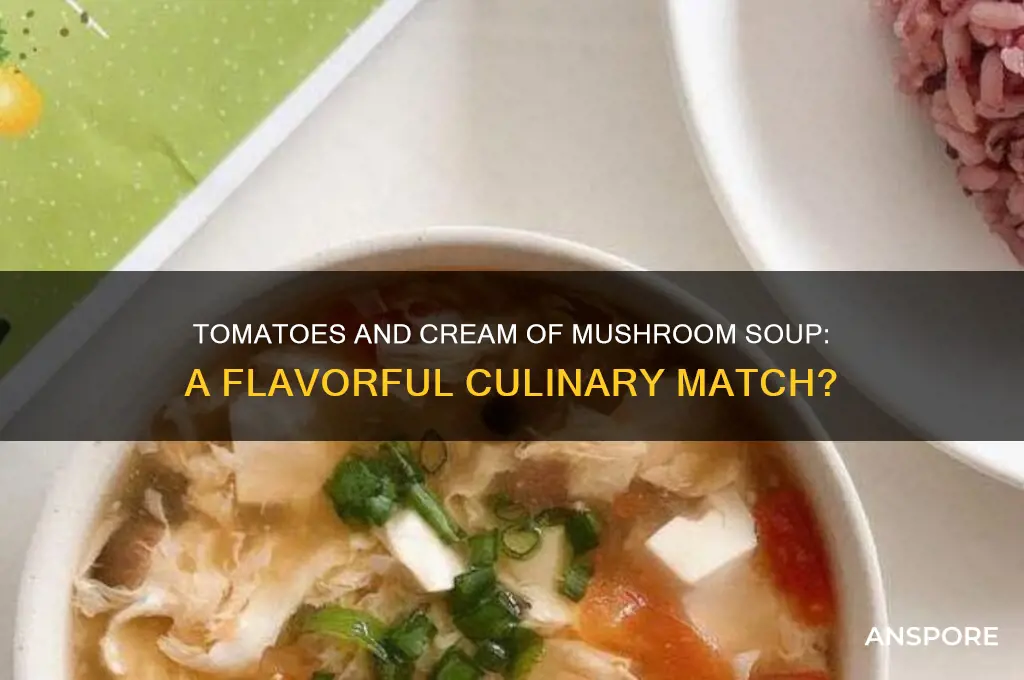 can tomatoes be mixed with cream of mushroom soup