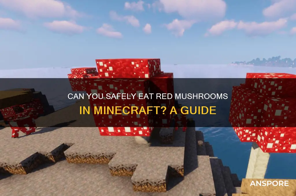 can tou eat red mushroom in mo