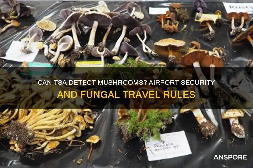 can tsa detect mushrooms