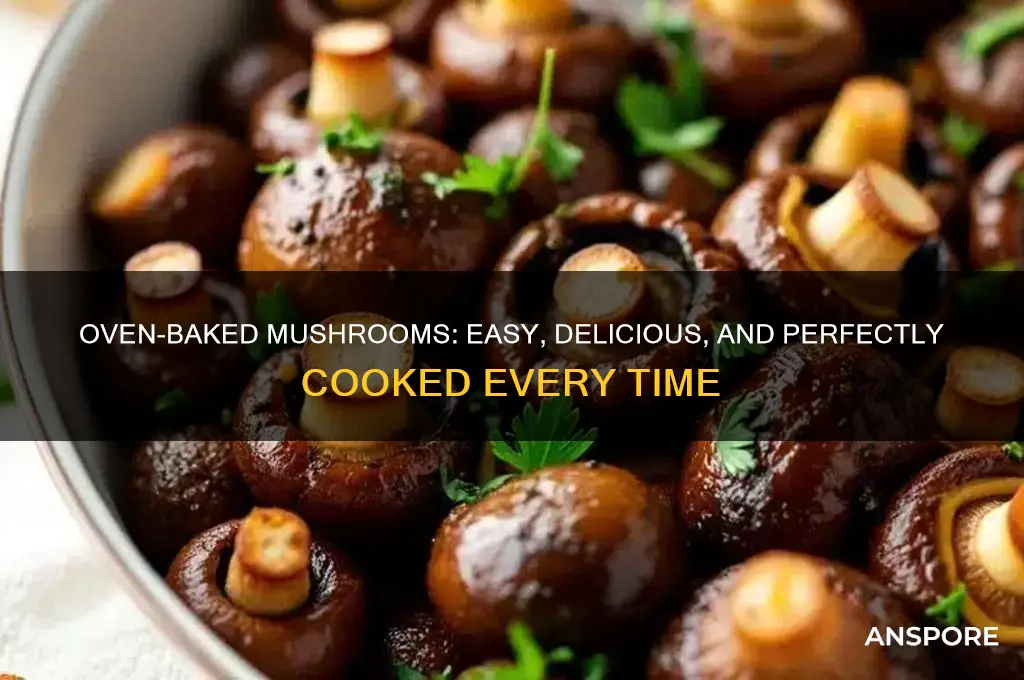 can u cook mushrooms in oven