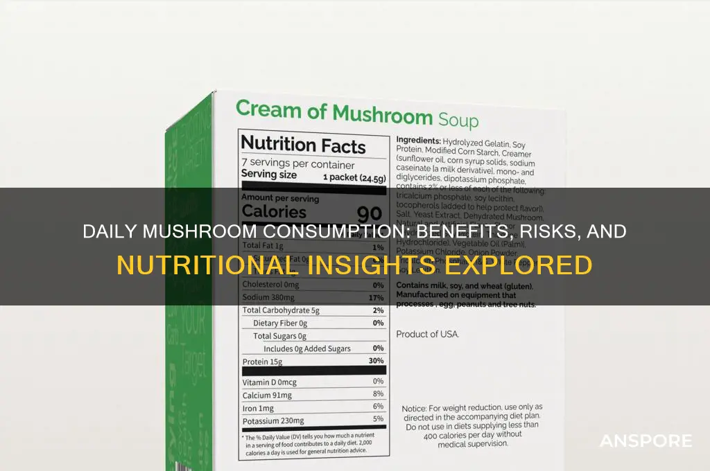 can u eat mushrooms every day