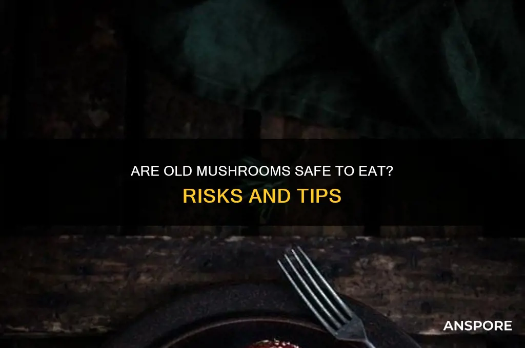 can u eat old mushrooms