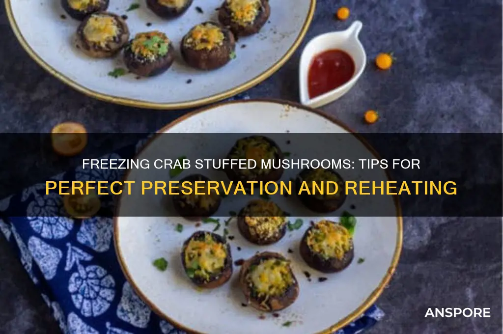 can u freeze crab stuffed mushrooms