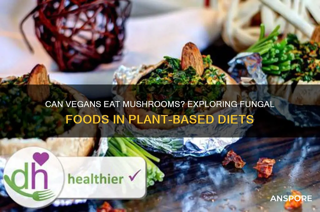 can vegasn eat mushrooms