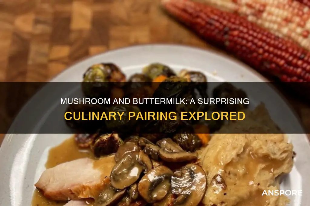 can we eat mushroom and buttermilk