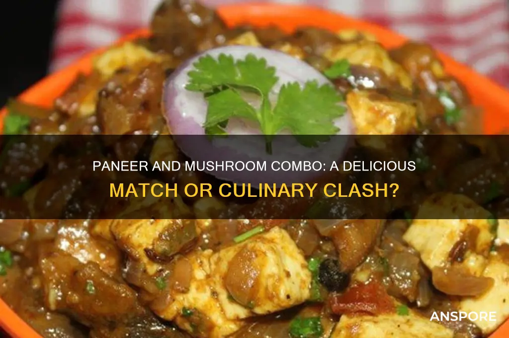 can we mix paneer and mushroom together