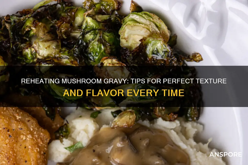 can we reheat mushroom gravy