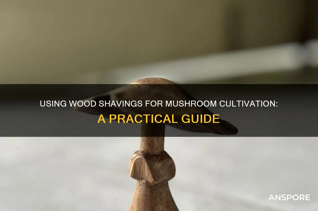 can wood shavings be used to grow mushrooms