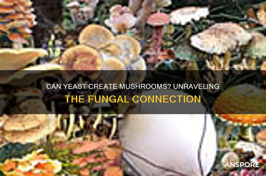 can yeast make a mushroom