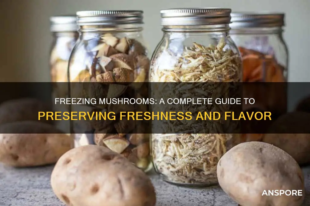 can yiu freeze mushrooms