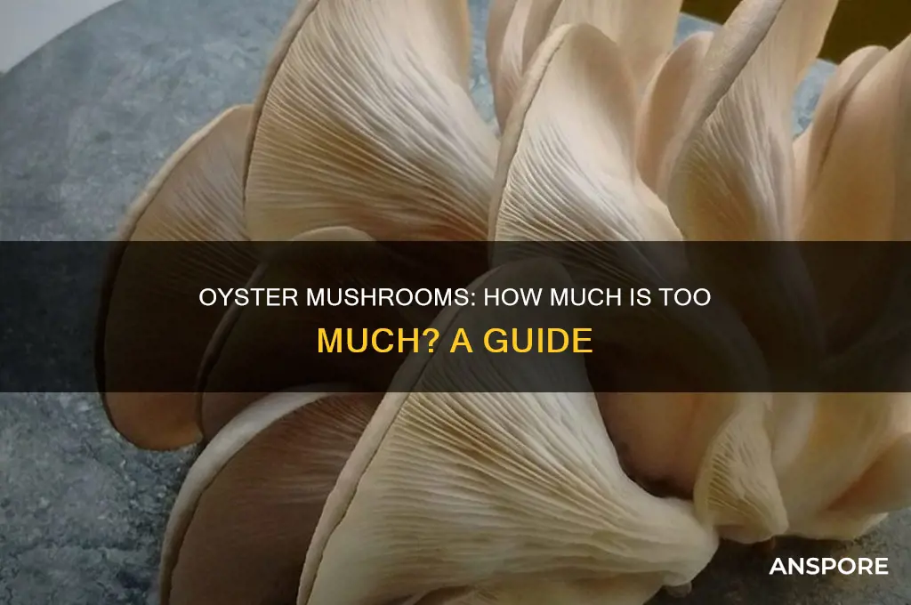can you actually eat to much oyster mushrooms