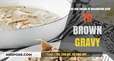 Cream of Mushroom Soup in Brown Gravy: A Tasty Twist?