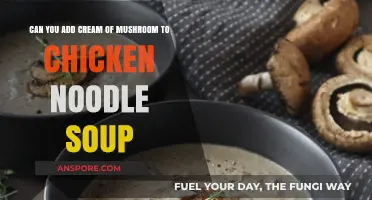 Cream of Mushroom Twist: Elevating Classic Chicken Noodle Soup