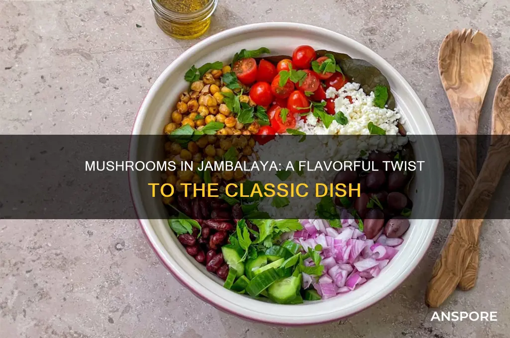 can you add mushrooms in jambalaya