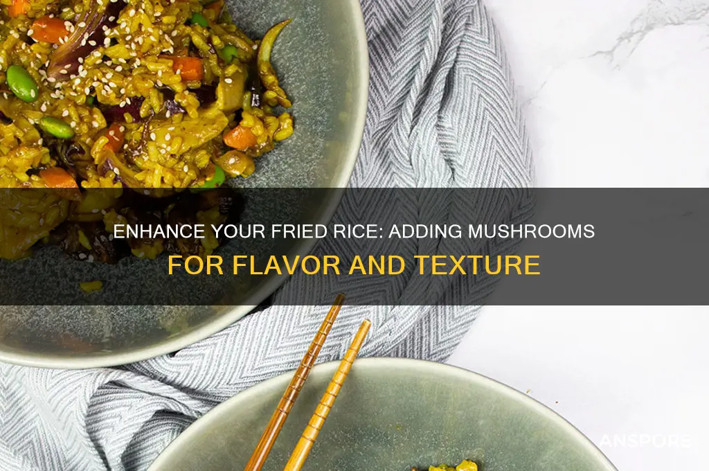 can you add mushrooms to fried rice