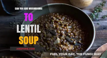 Enhance Your Lentil Soup: Adding Mushrooms for Flavor and Texture