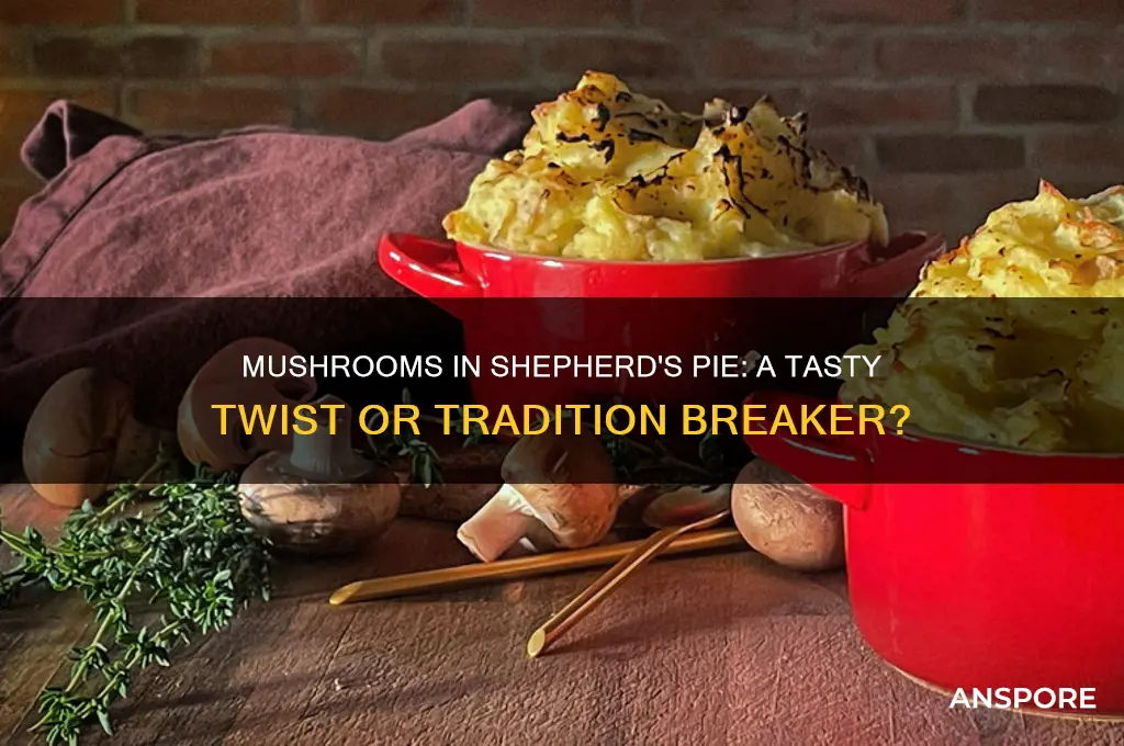 can you add mushrooms to shepherd