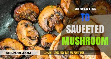 Enhancing Sautéed Mushrooms: Adding Stock for Deeper Flavor and Texture