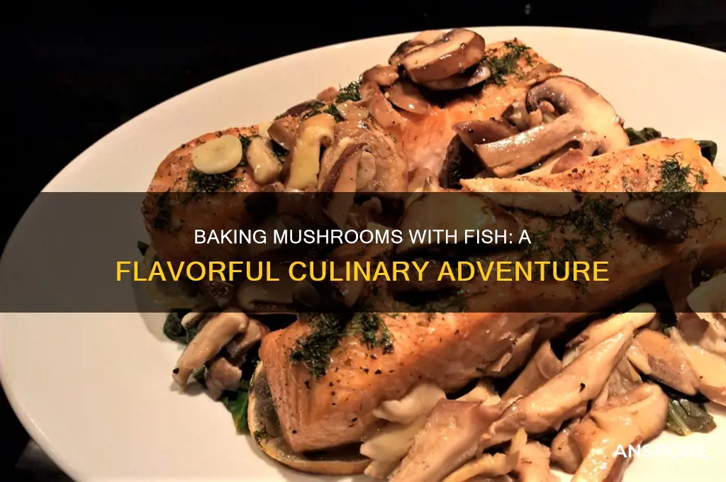 can you bake mushrooms with fish