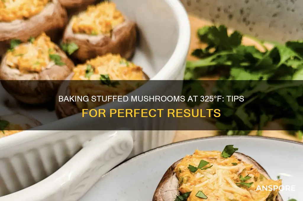 can you bake stuffed mushrooms at 325 degrees