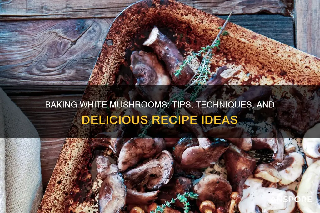 can you bake white mushrooms