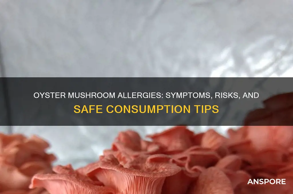 can you be allergic to oyster mushrooms