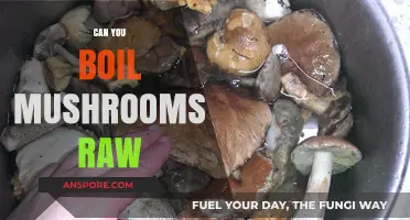 Boiling Raw Mushrooms: Safe, Nutritious, or Culinary Mistake?