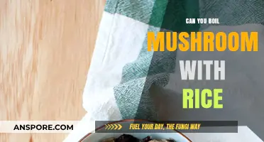 Boiling Mushrooms with Rice: A Flavorful Cooking Technique Explored