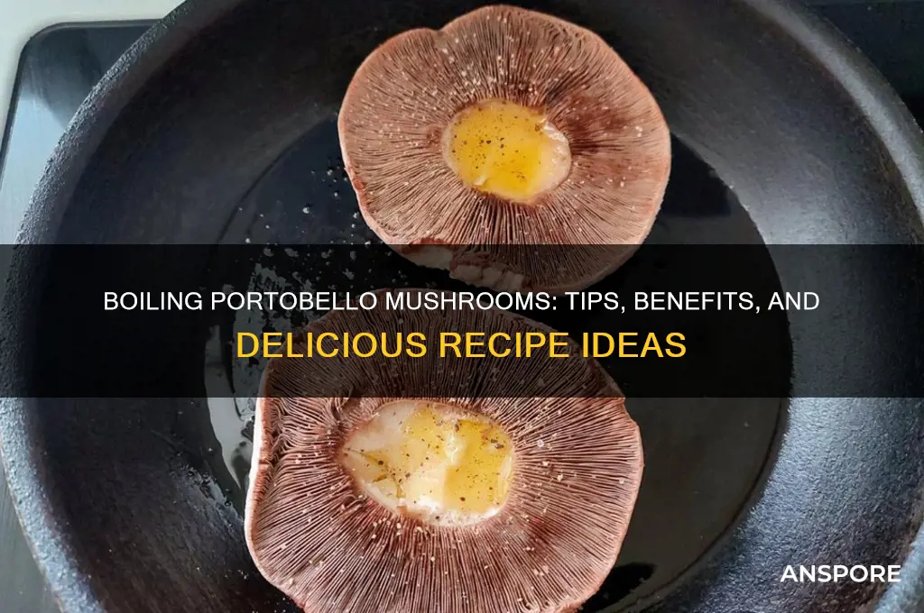 can you boil portobello mushrooms