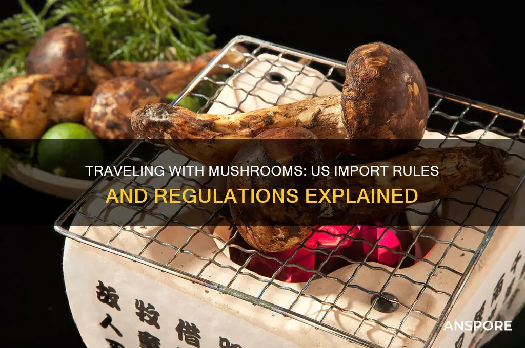 can you bring mushrooms into the us
