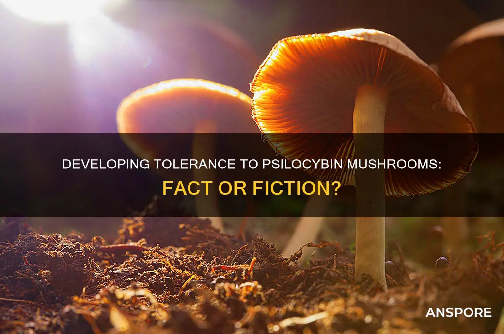can you build a tolerance to mushrooms