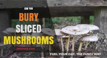 Burying Sliced Mushrooms: A Guide to Proper Composting Techniques