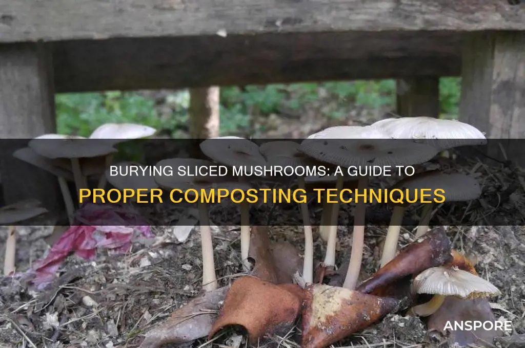 can you bury sliced mushrooms