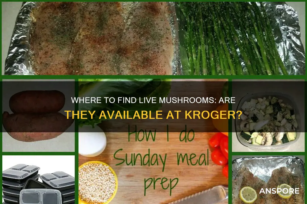 can you buy livw mushrooms at kroger