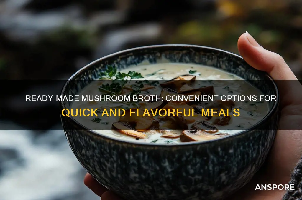 can you buy mushroom broth readymade