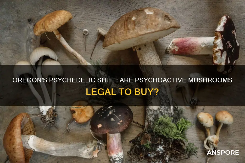 can you buy psychoactive mushrooms in oregon